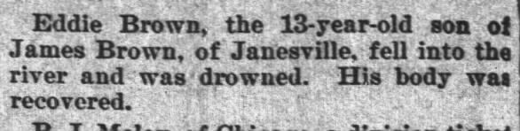 James Brown of Janesville, Wisconsin
